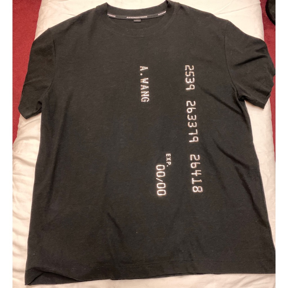 Alexander Wang Black Amex Tshirt